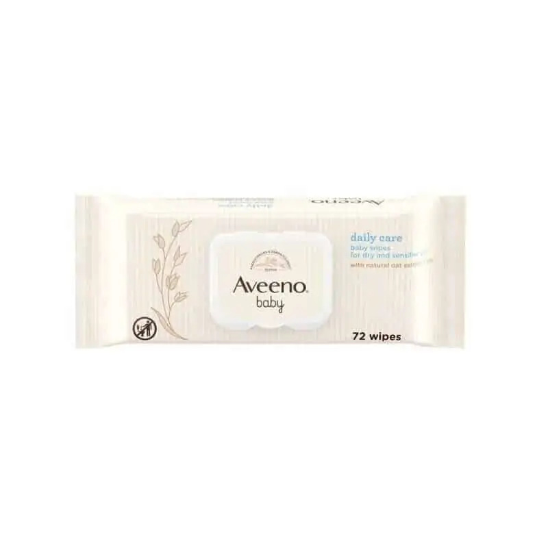 Aveeno Baby Daily Care Baby Wipes 72 Wipes