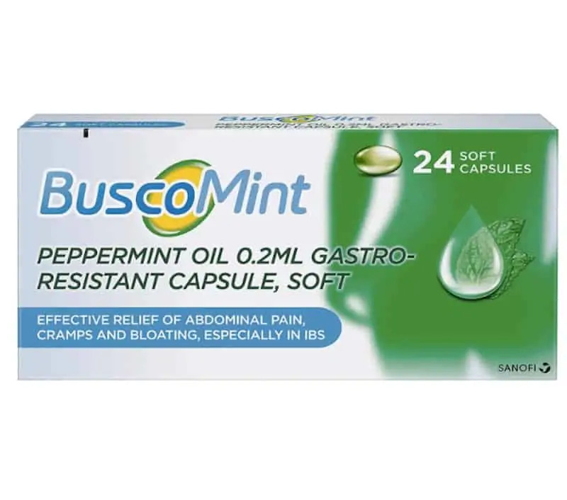 Buscomint Peppermint Oil 0.2ml – 24 Capsules