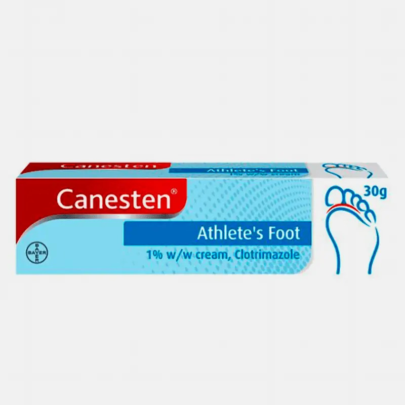 Canesten Dual Action 1% W/W Athlete’s Foot Cream 30g