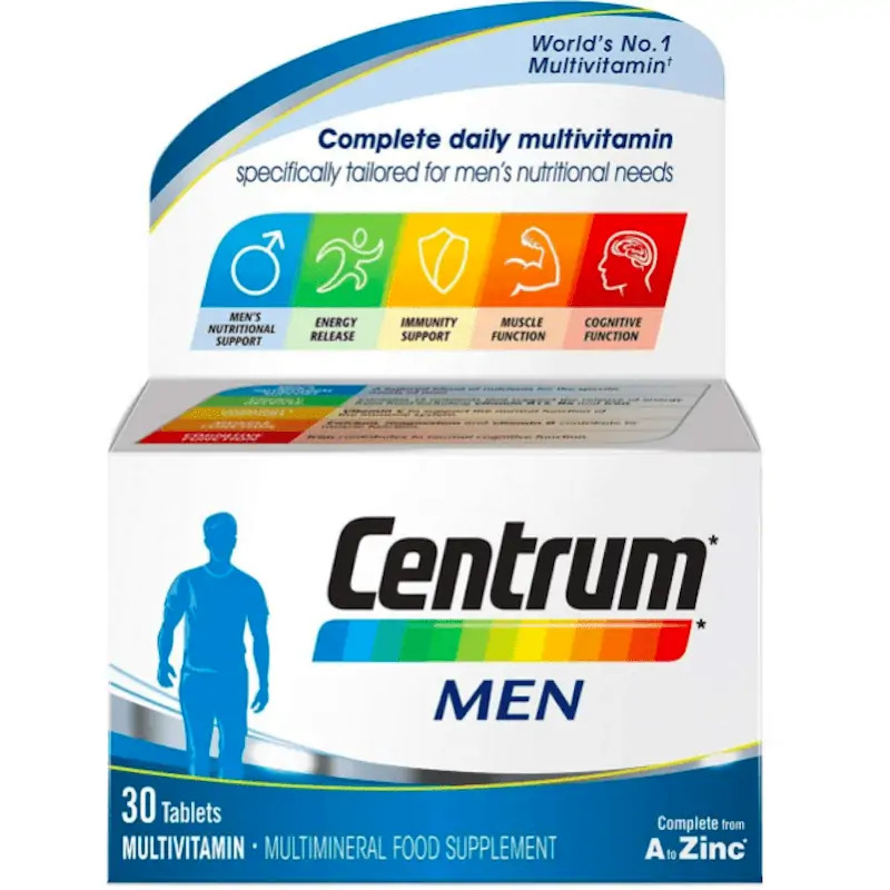 Centrum Men Multivitamin 30 Tablets