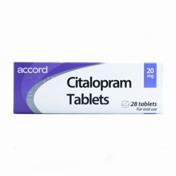 Box of Citalopram tablets for depression treatment