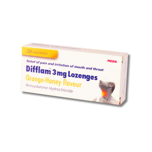 Difflam 3mg Lozenges Orange & Honey Flavour