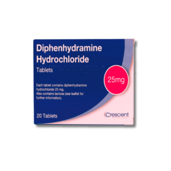 Diphenhydramine 25mg Tablets 20 Tablets (Same As Nytol Original)