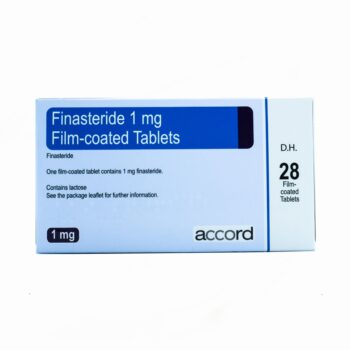 Finasteride 1 mg tablets used for male pattern hair loss treatment