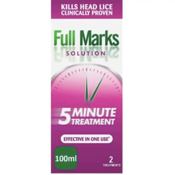 Full Marks Head Lice Solution – 100ml (+ Comb)