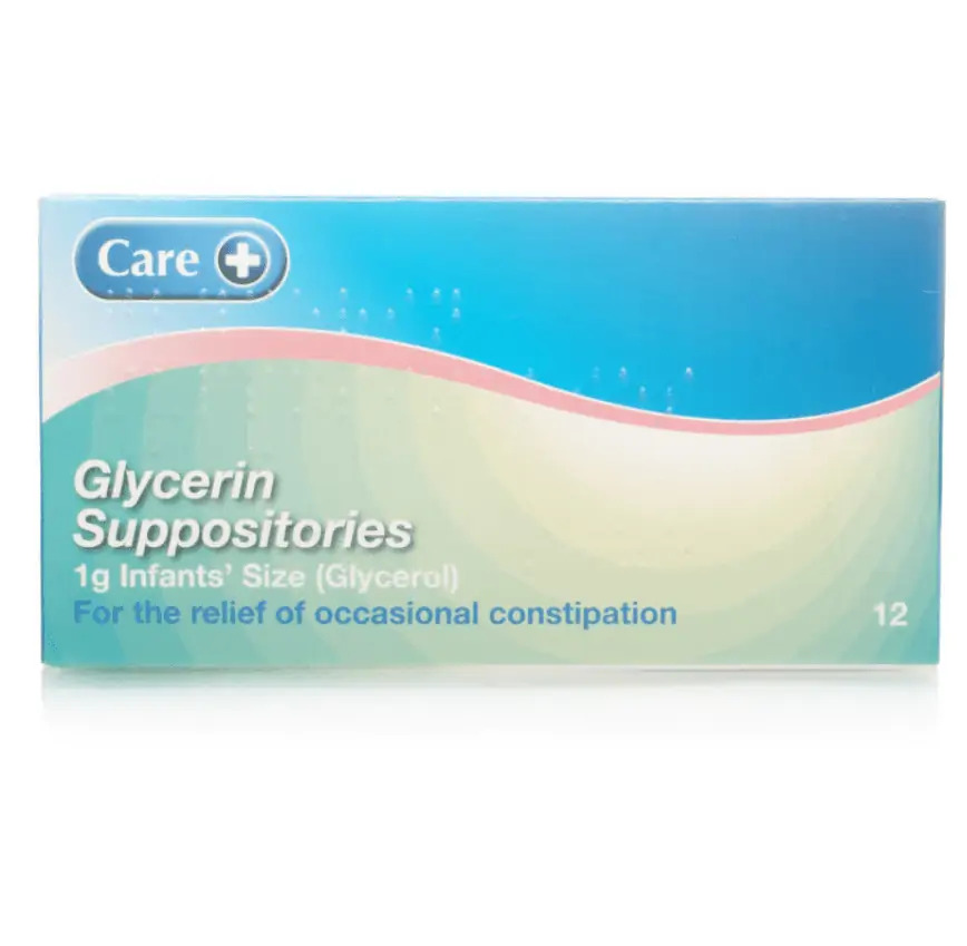 Glycerin Suppositories 1g Infant 12’s
