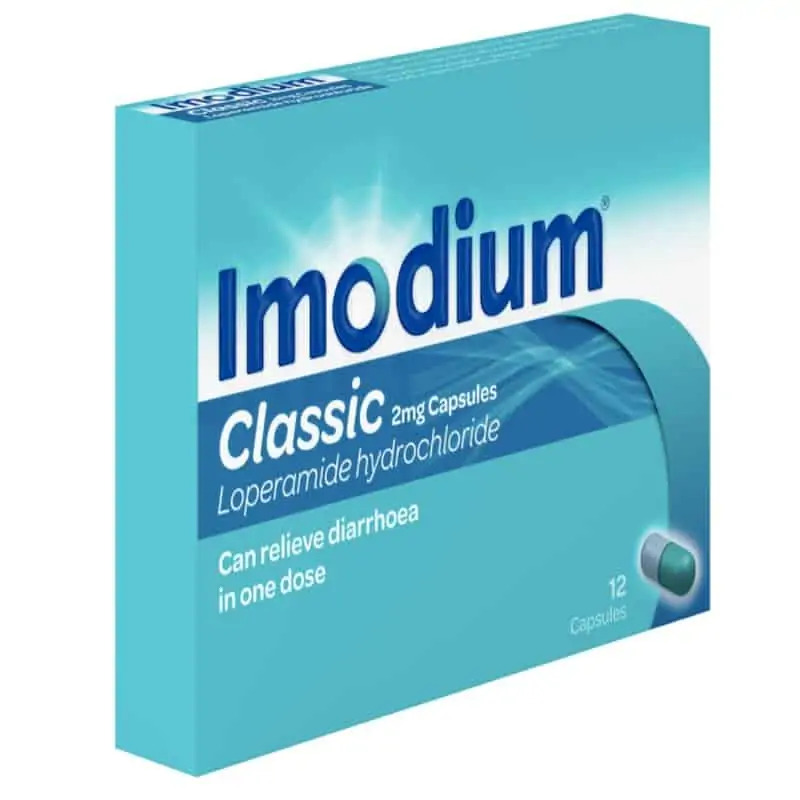 Imodium Classic (2mg) – 12 Capsules