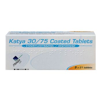 Box of Katya used for daily pregnancy prevention