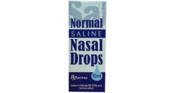 Normal Saline Nasal Drops – 10ml