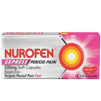 Nurofen Express Period Pain 200mg 16 Soft Capsules