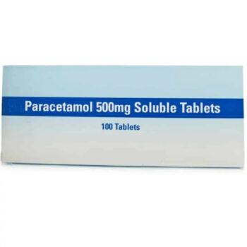 Paracetamol 500mg Soluble 100 Tablets
