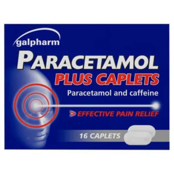 Paracetamol Plus 500mg With Caffeine 16 Tablets