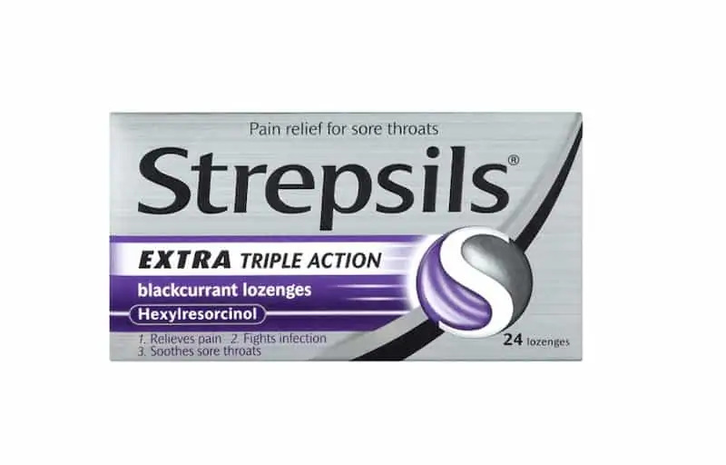 Strepsils Extra Strength Triple Action Cherry – 24 Lozenges