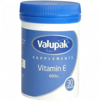 Valupak Vitamin E 400iu Capsules – Pack Of 30