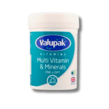 Valupak Vitamins Multivitamin & Minerals 25 Tablets