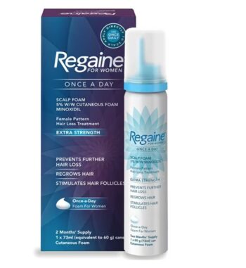 Regaine for Women Once a Day Scalp Foam
