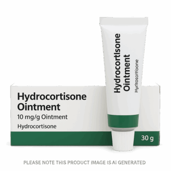 Tube of Hydrocortisone Ointment for dry inflamed skin conditions
