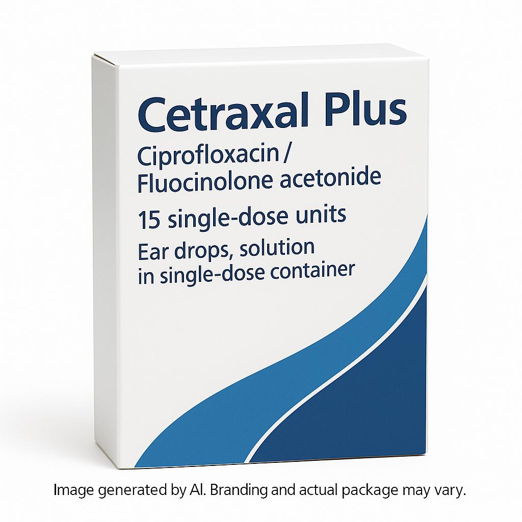 Cetraxal Plus Ear Drops Packaging