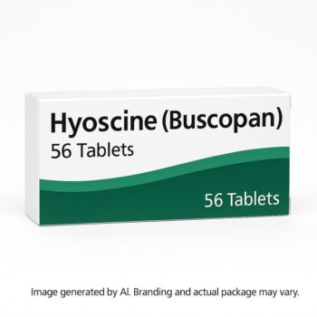 Hyoscine Buscopan Tablets Packaging