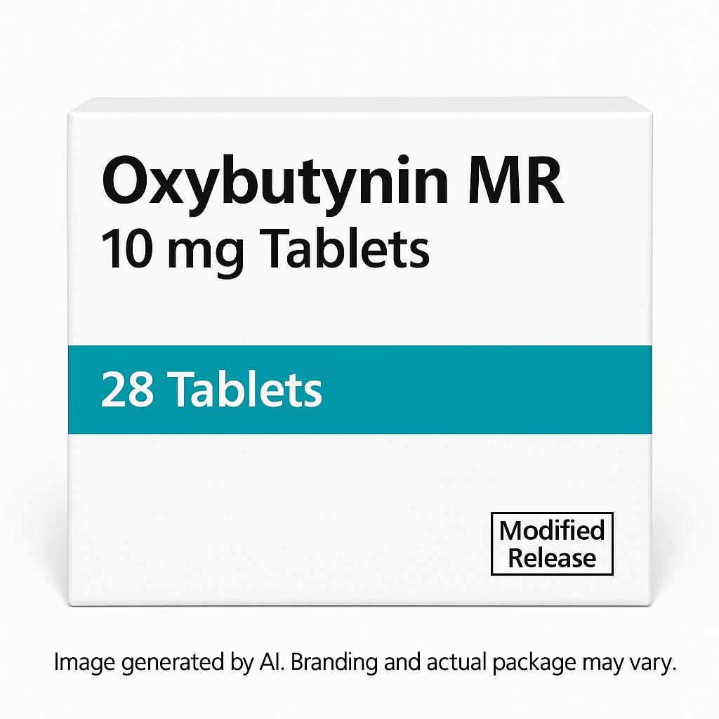 Oxybutynin MR Tablets Packaging