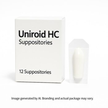 Uniroid HC Suppositories Packaging