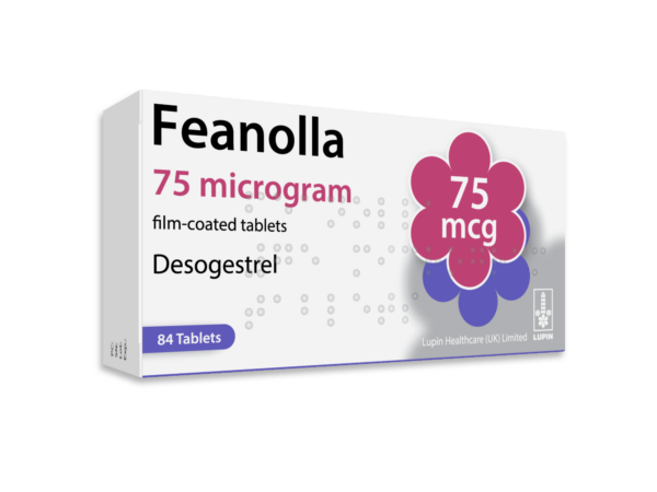 Box of Feanolla Tablets used for contraception