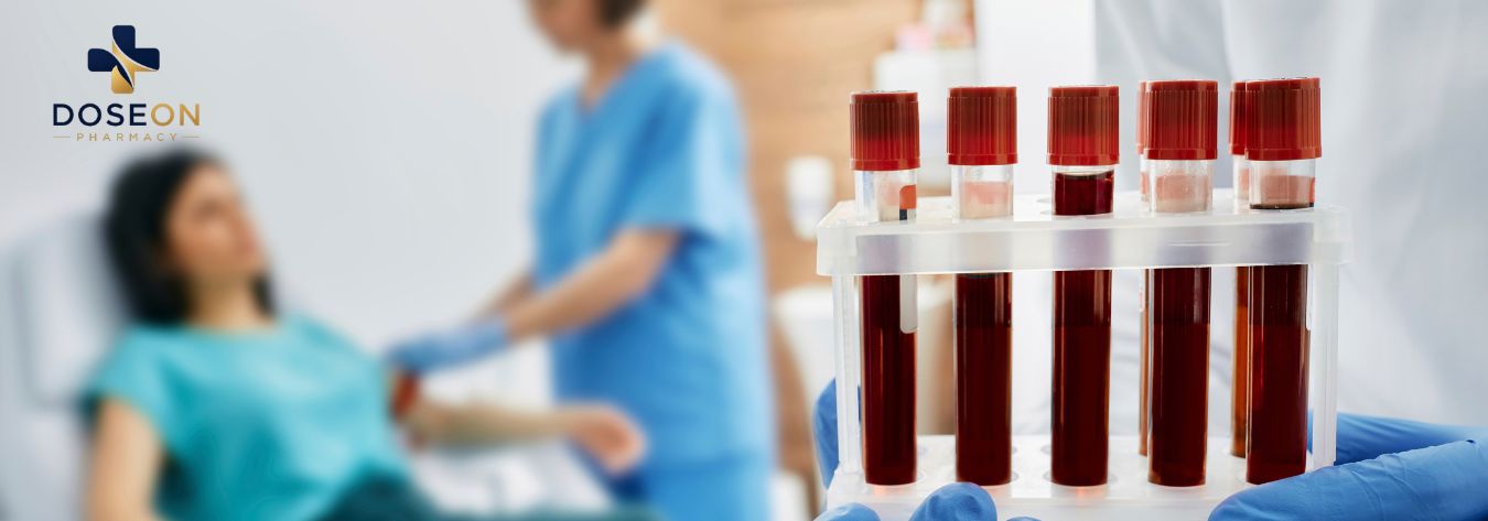 Blood test tubes
